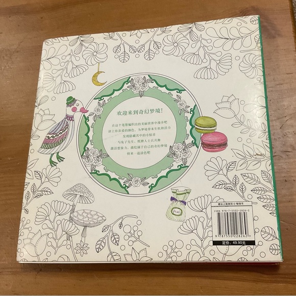 Amily Shen: Alice in Wonderland and Love Secret Chinese coloring  books duo/set - Picture 4 of 9